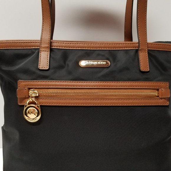 MICHAEL Michael Kors Kempton Black Nylon Zippered Tote Bag - 30T2GKPT1C - Picture 2 of 16